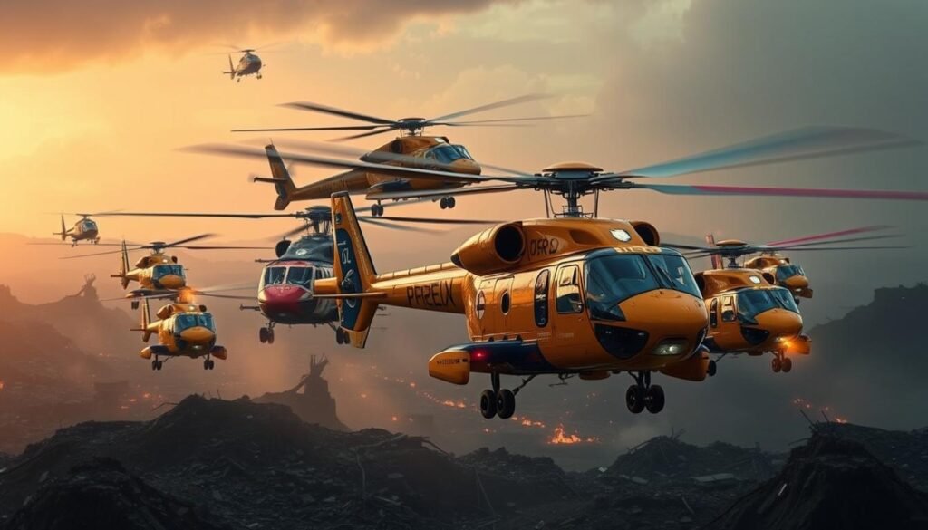 Helicopters in Natural Disaster Relief
