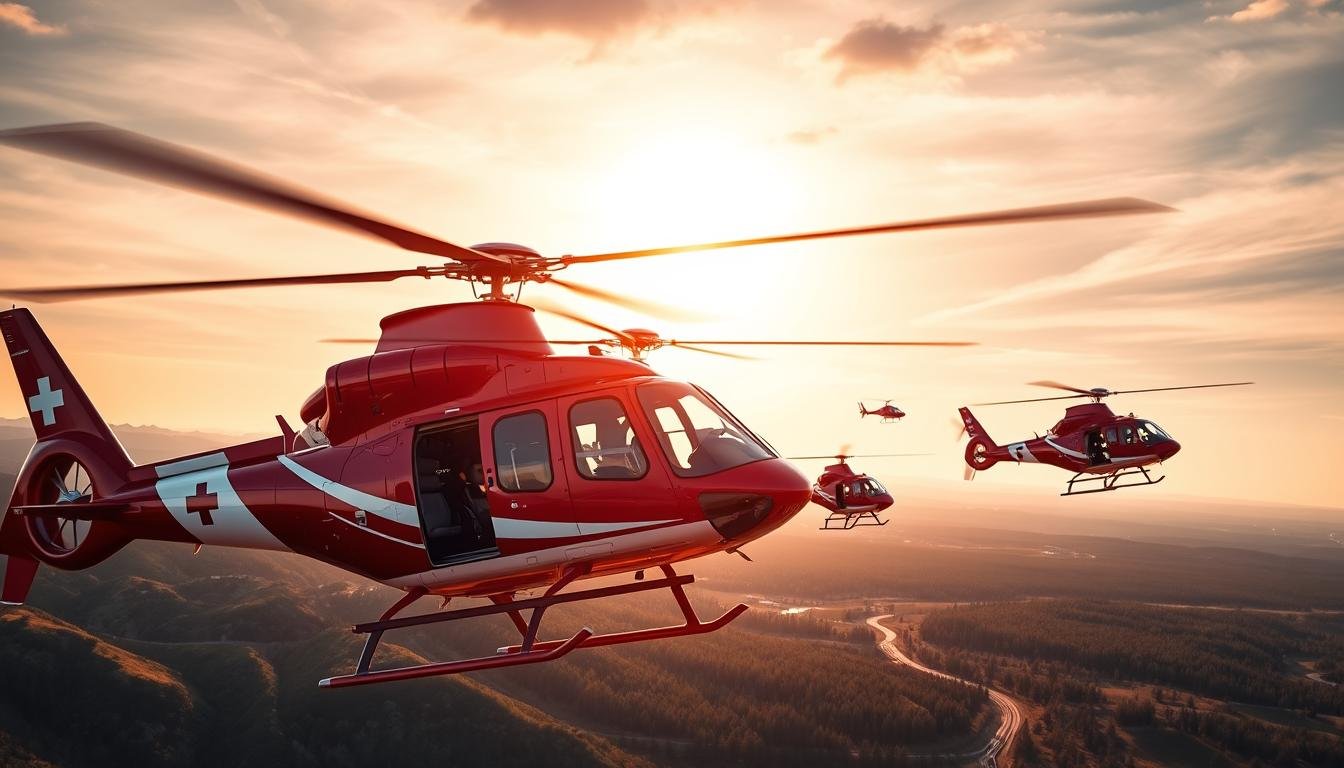 Emergency medical services helicopters