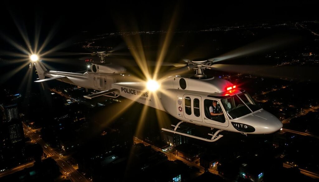 police helicopters